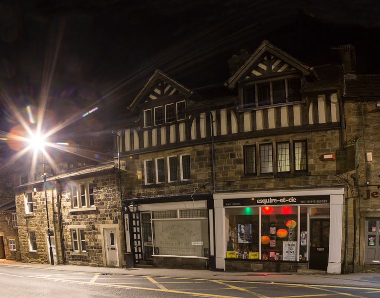 Esquire Et Cie's signed shopfront at 1a Bridge Street in Otley
